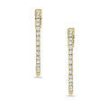 Gold Diamond Drop Earrings