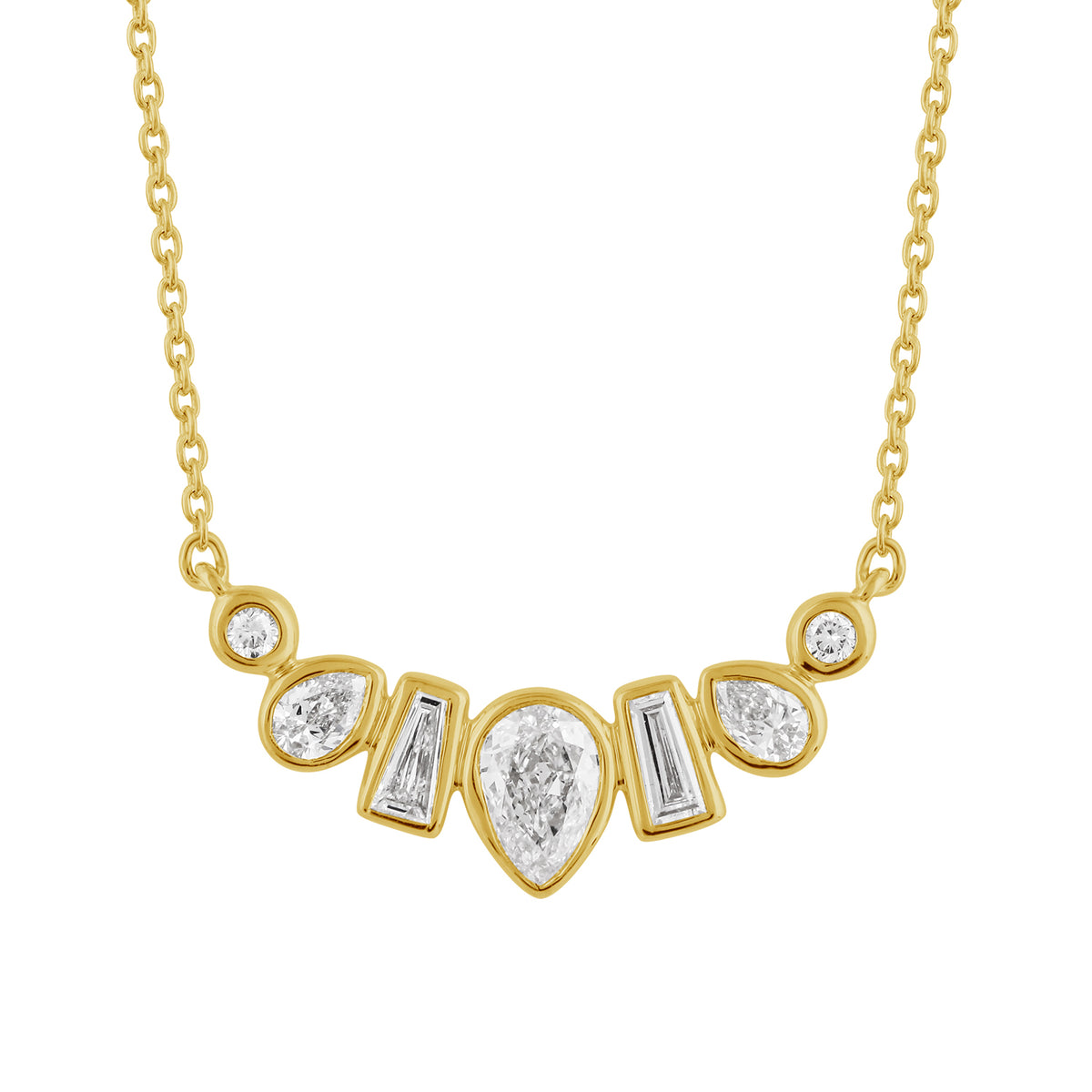 Graduated Diamonds Necklace