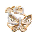 Diamond Butterfly Ring