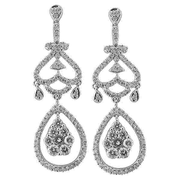 Diamond Drop Earrings