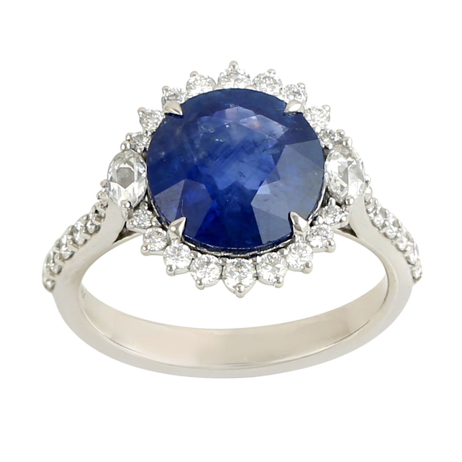Blue Sapphire Round Ring