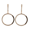 Half Diamond Hoops