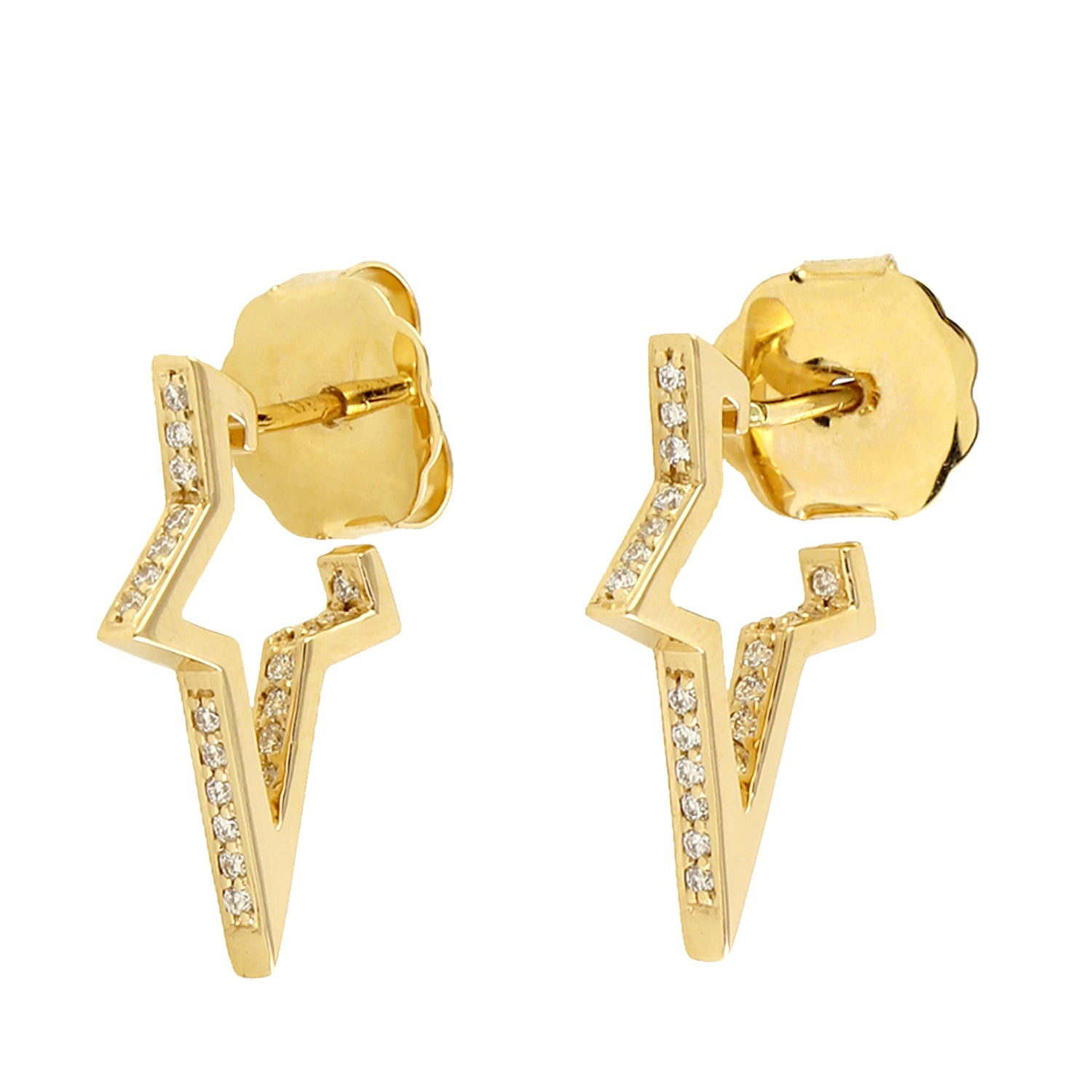 Gold Star Earrings