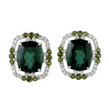 Emerald & Peridot Studs