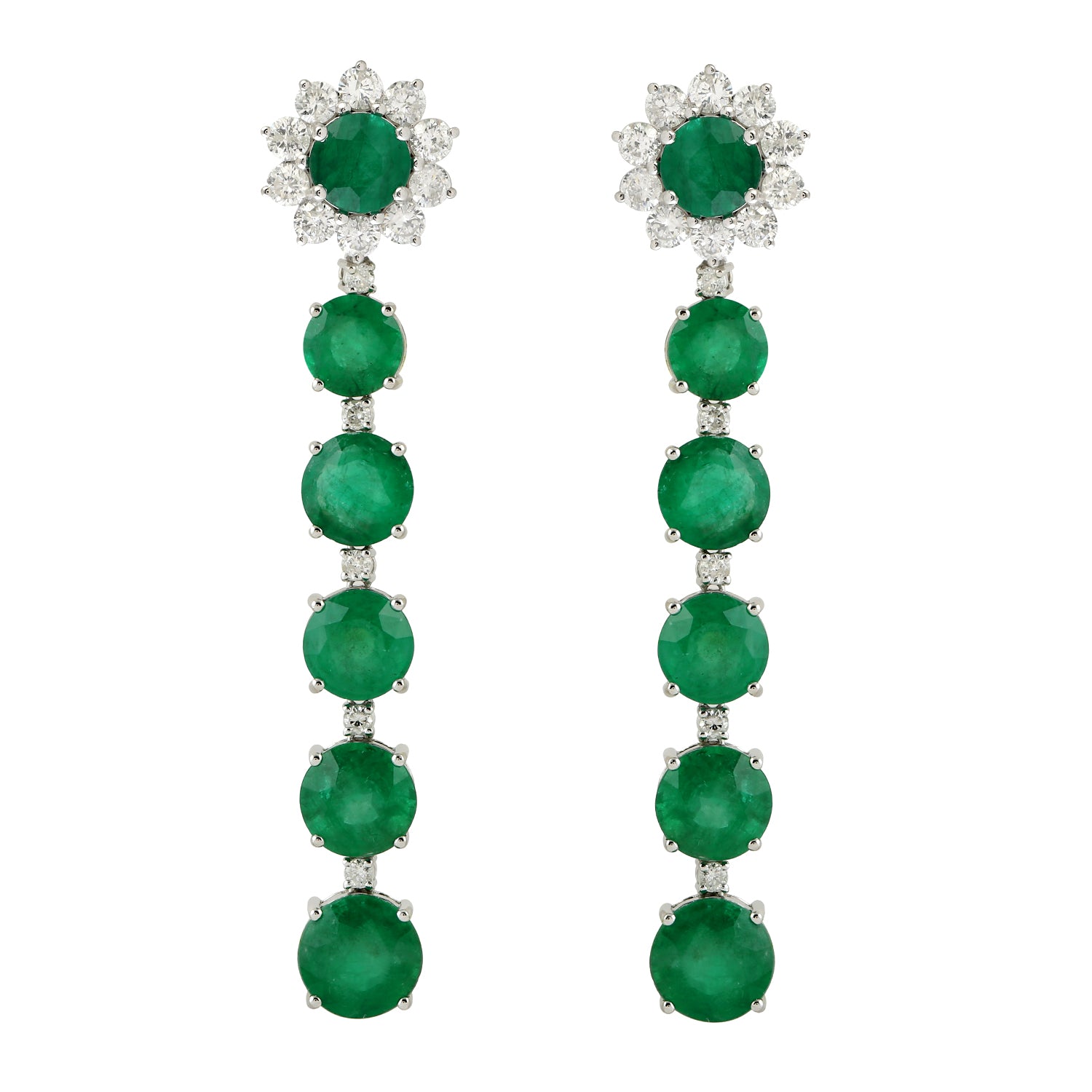 Emerald Drop Earrings