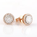 Diamond Round Studs