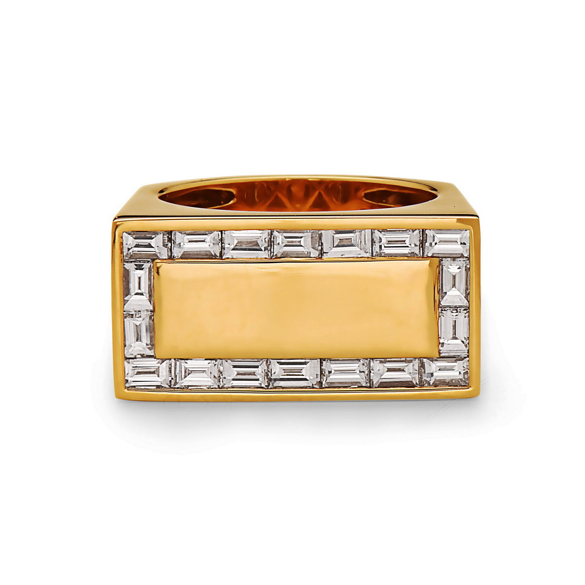 Gold Rectangle Ring