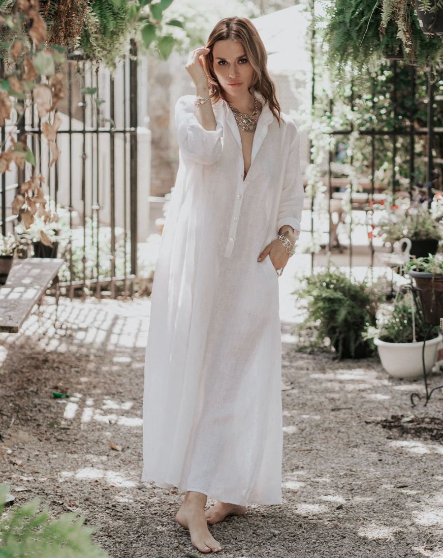 The Weekender Dress | White