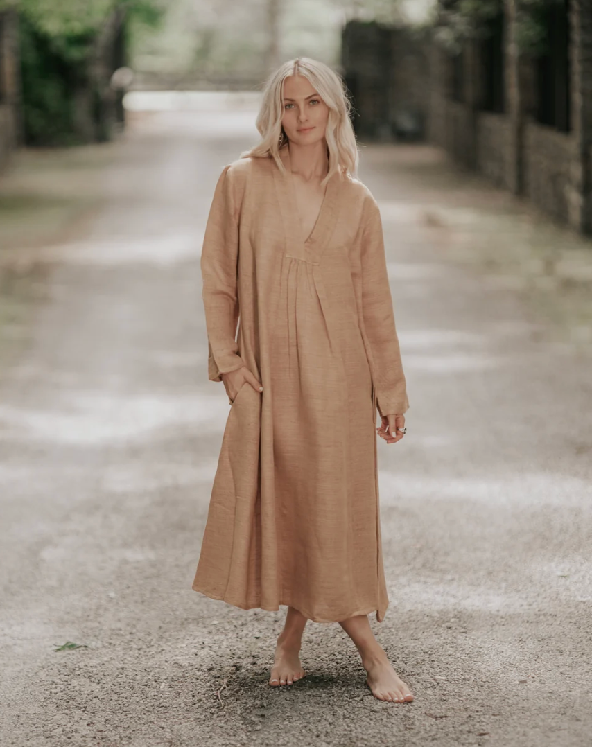 Jaipur Nap Dress | Tan