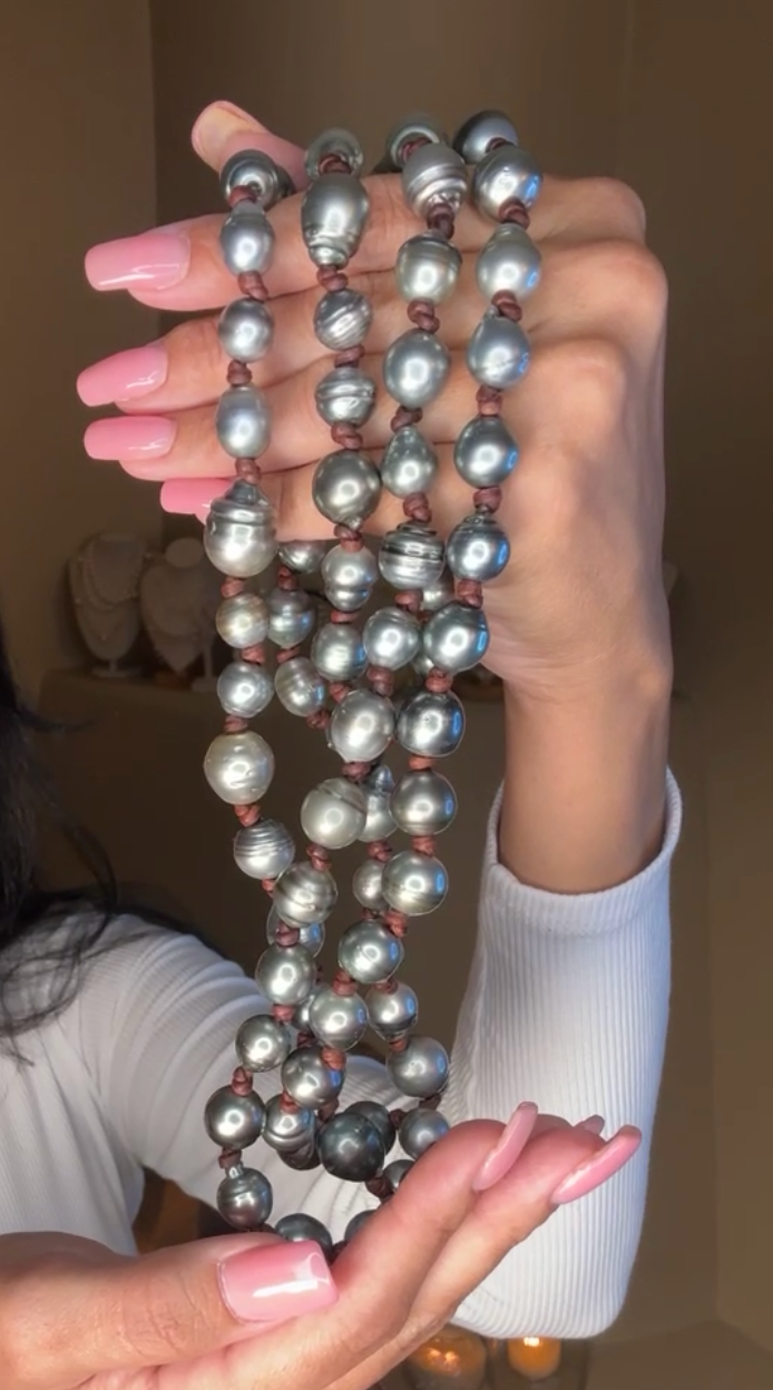 Knotted Tahitian Necklace