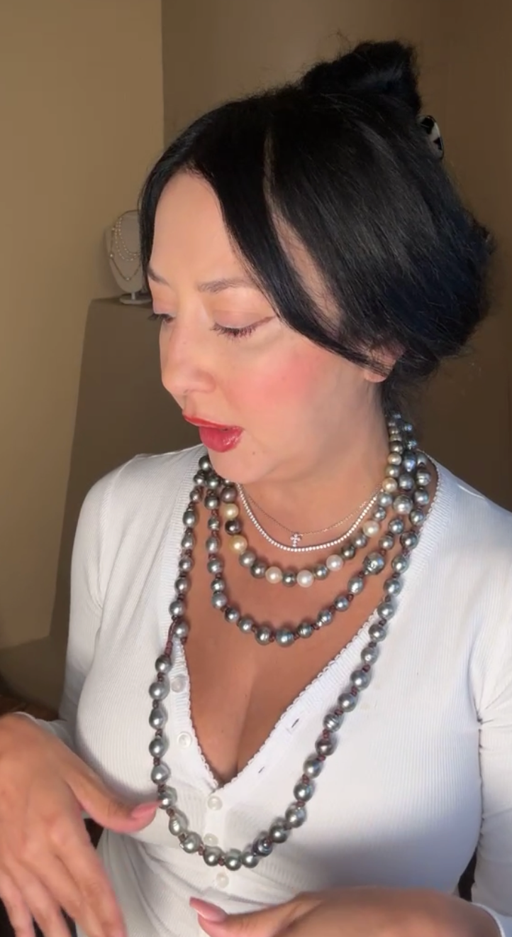 Knotted Tahitian Necklace
