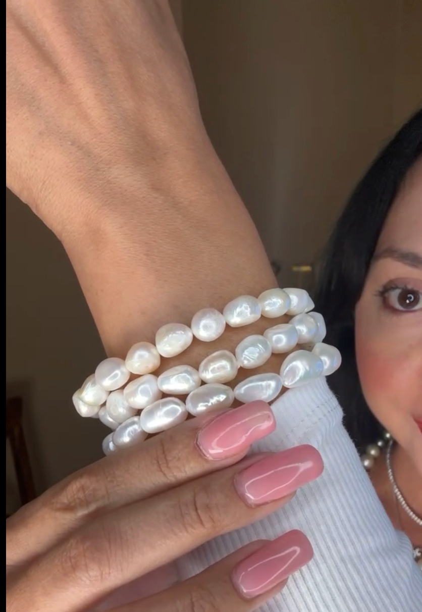 Potato Freshwater Pearl Bracelets