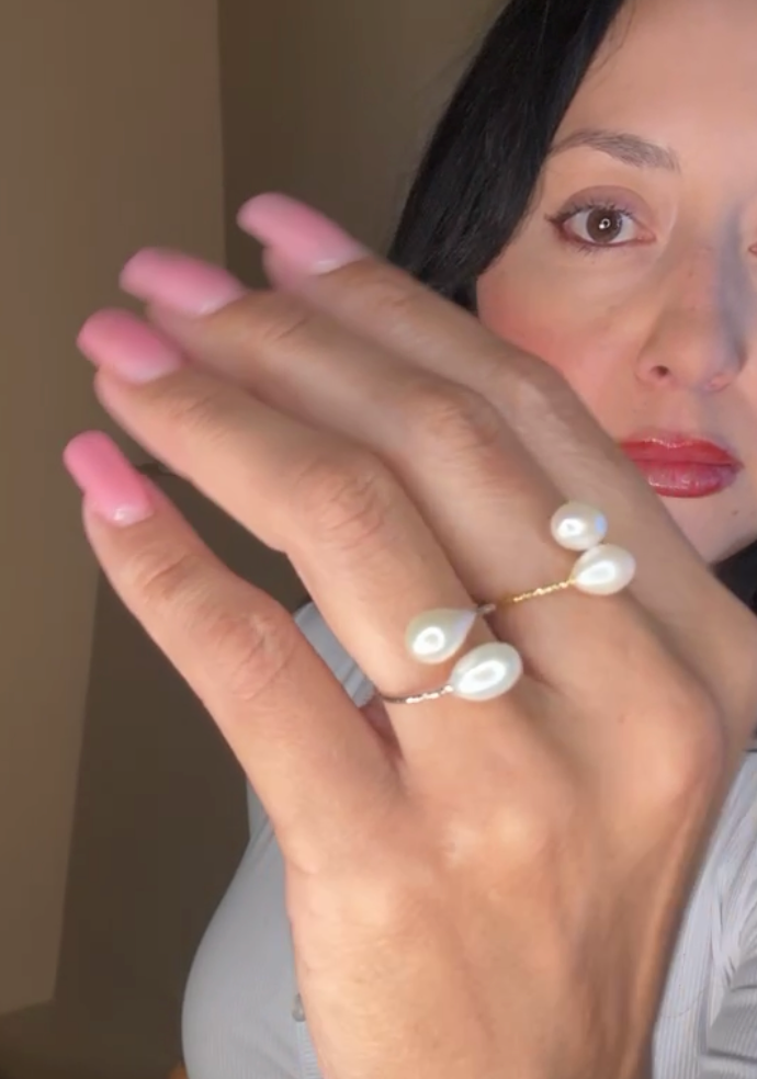 Mare' Pearl Ring