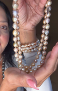 Pink Fireball Pearl Strand