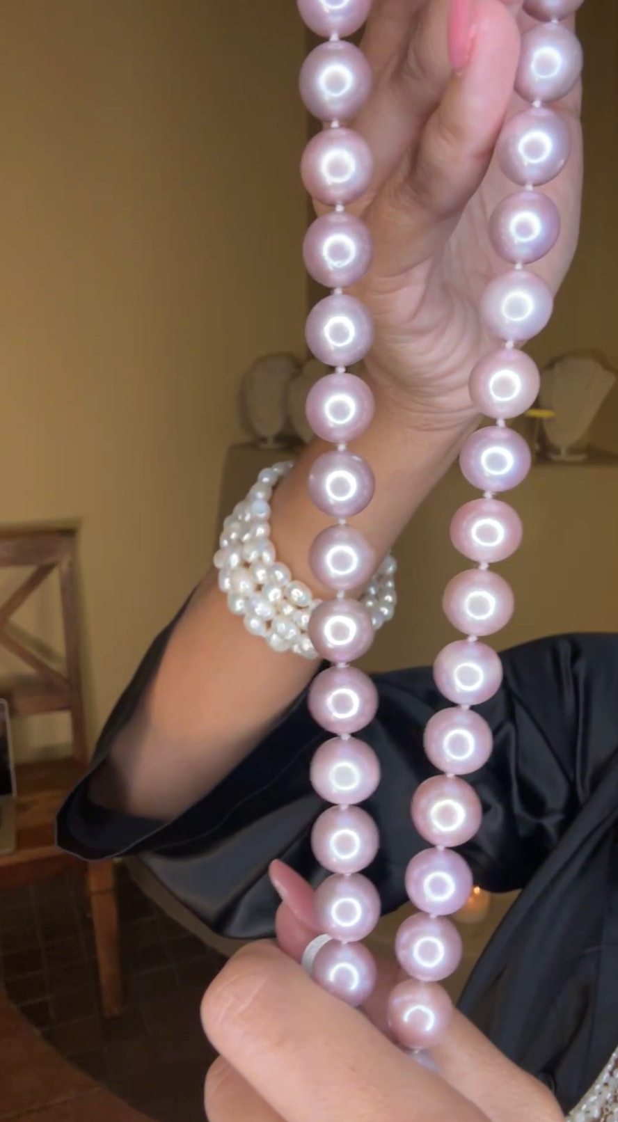 Natural Pink Pearl Necklace