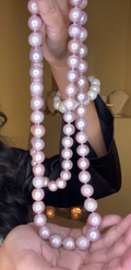 Natural Pink Pearl Necklace