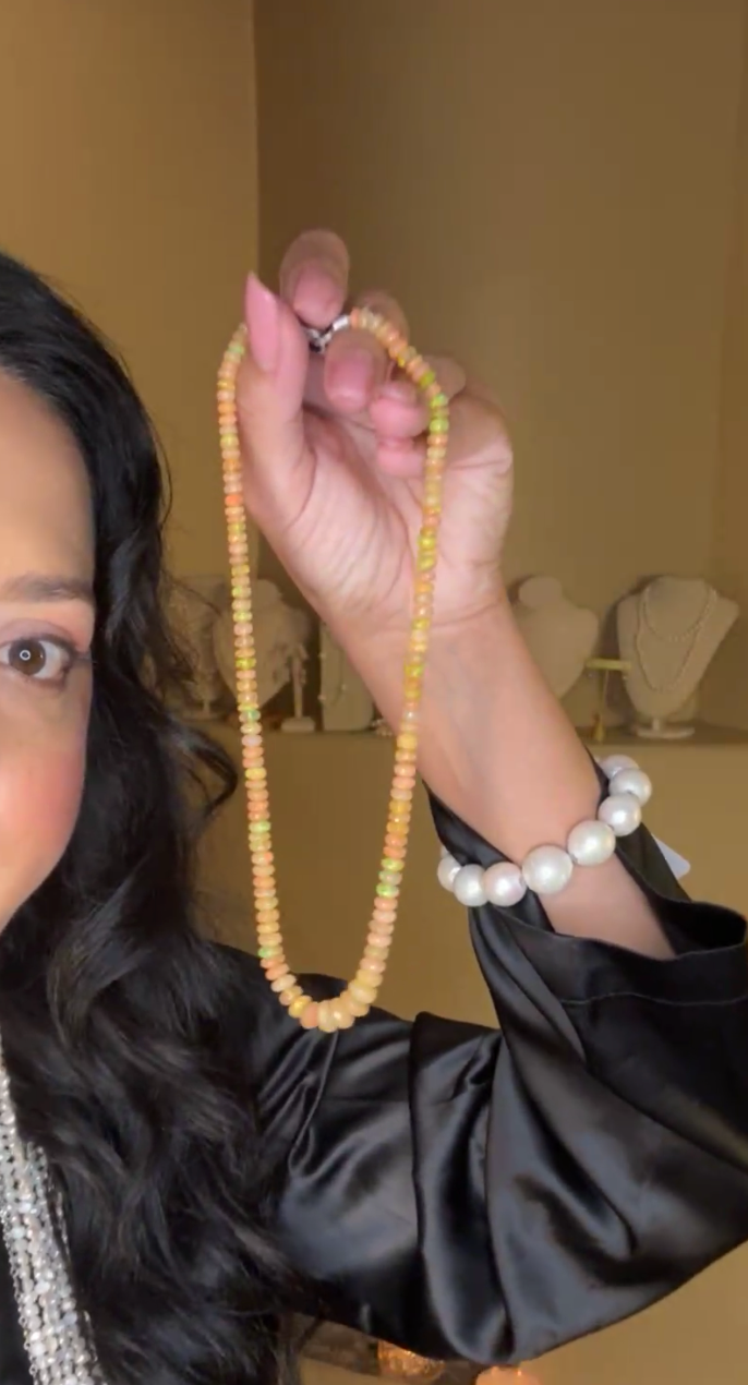 Fire Opal Necklace