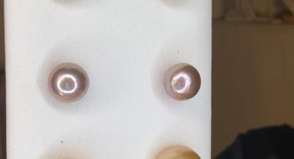 Pink Pearl Studs