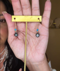 Tahitian Pearl & Sleeping Beauty Earrings