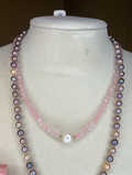 Pink Quartz Necklace