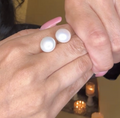 Freshwater Pearl Button Studs