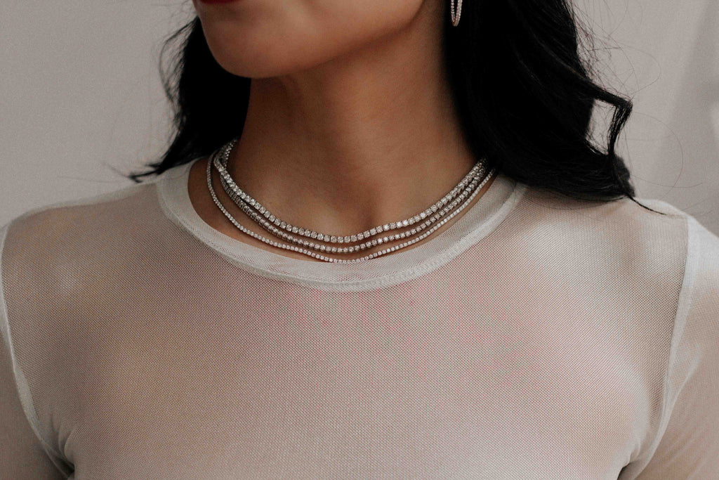 Tennis Necklace 6ct CVD